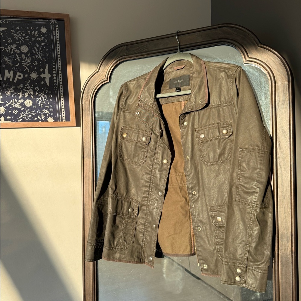 J. Crew Olive Utility Jacket